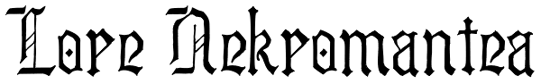 Lore Nekromantea Font