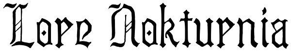 Lore Nokturnia Font