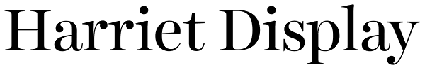 Harriet Display Font