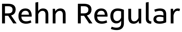 Rehn Regular Font