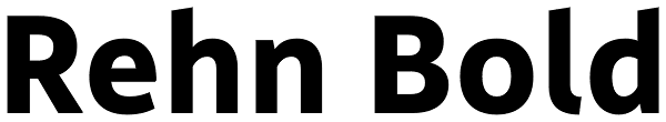 Rehn Bold Font