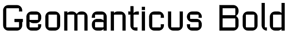 Geomanticus Bold Font