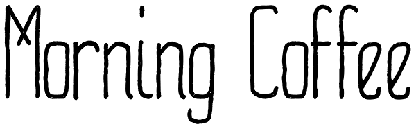 Morning Coffee Font