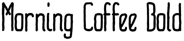 Morning Coffee Bold Font