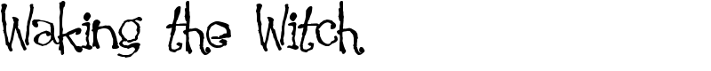 Waking the Witch Font