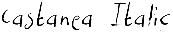 Castanea Italic Font