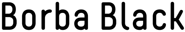 Borba Black Font