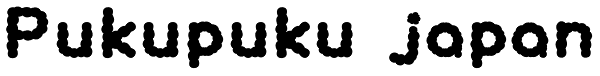 Pukupuku japan Font