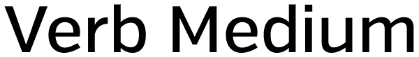 Verb Medium Font