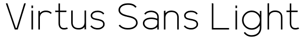 Virtus Sans Light Font