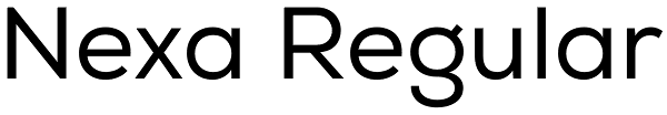 Nexa Regular Font