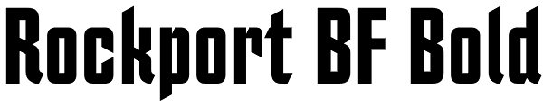 Rockport BF Bold Font