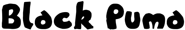 Black Puma Font
