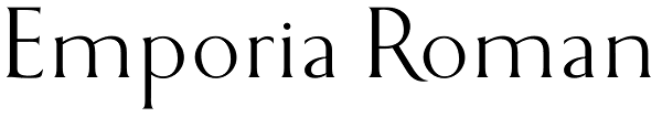 Emporia Roman Font