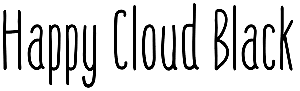 Happy Cloud Black Font