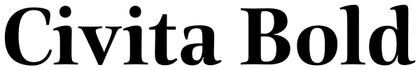 Civita Bold Font