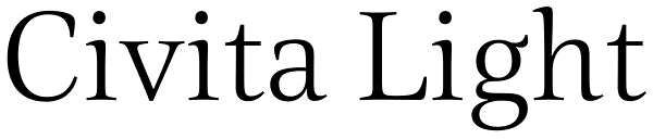 Civita Light Font