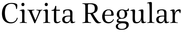 Civita Regular Font