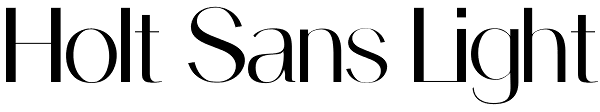 Holt Sans Light Font