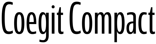 Coegit Compact Font