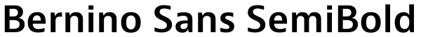 Bernino Sans SemiBold Font