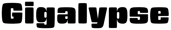 Gigalypse Font