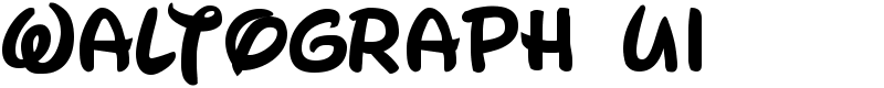 Waltograph UI Font