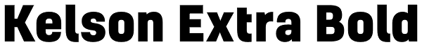 Kelson Extra Bold Font