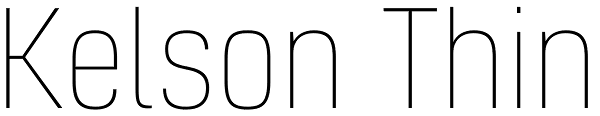 Kelson Thin Font