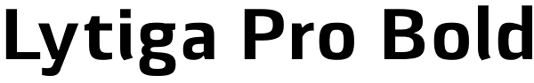 Lytiga Pro Bold Font