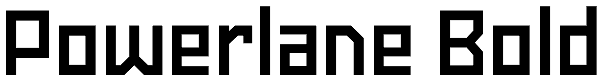 Powerlane Bold Font