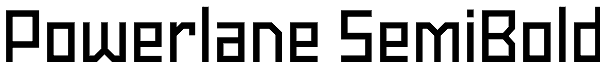 Powerlane SemiBold Font