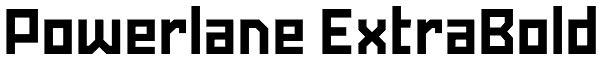 Powerlane ExtraBold Font