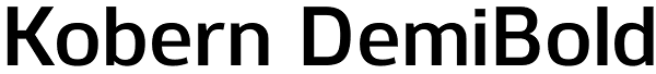 Kobern DemiBold Font