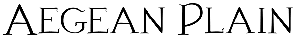 Aegean Plain Font