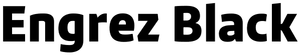 Engrez Black Font