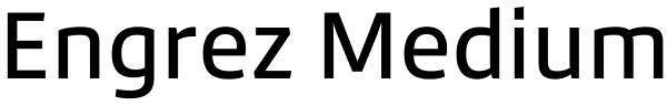 Engrez Medium Font