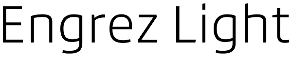 Engrez Light Font