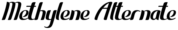 Methylene Alternate Font