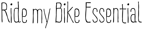 Ride my Bike Essential Font