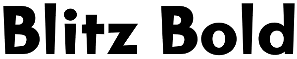 Blitz Bold Font