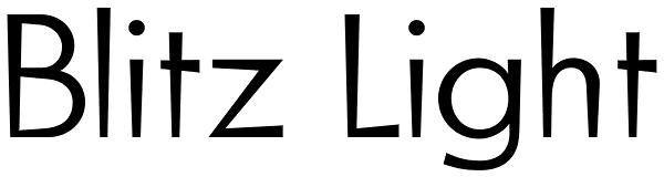 Blitz Light Font