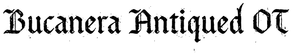 Bucanera Antiqued OT Font