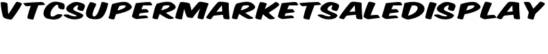 VTCSuperMarketSaleDisplay Font