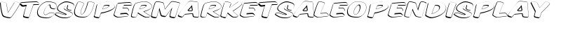 VTCSuperMarketSaleOpenDisplay Font