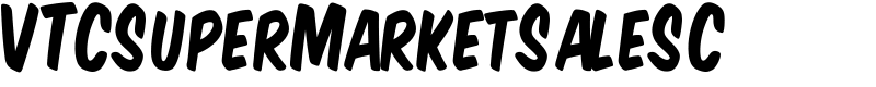 VTCSuperMarketSaleSC Font