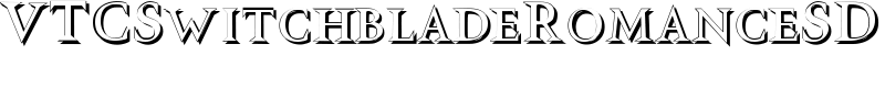 VTCSwitchbladeRomanceSD Font