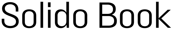 Solido Book Font