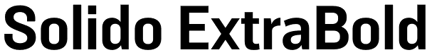 Solido ExtraBold Font