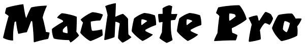 Machete Pro Font
